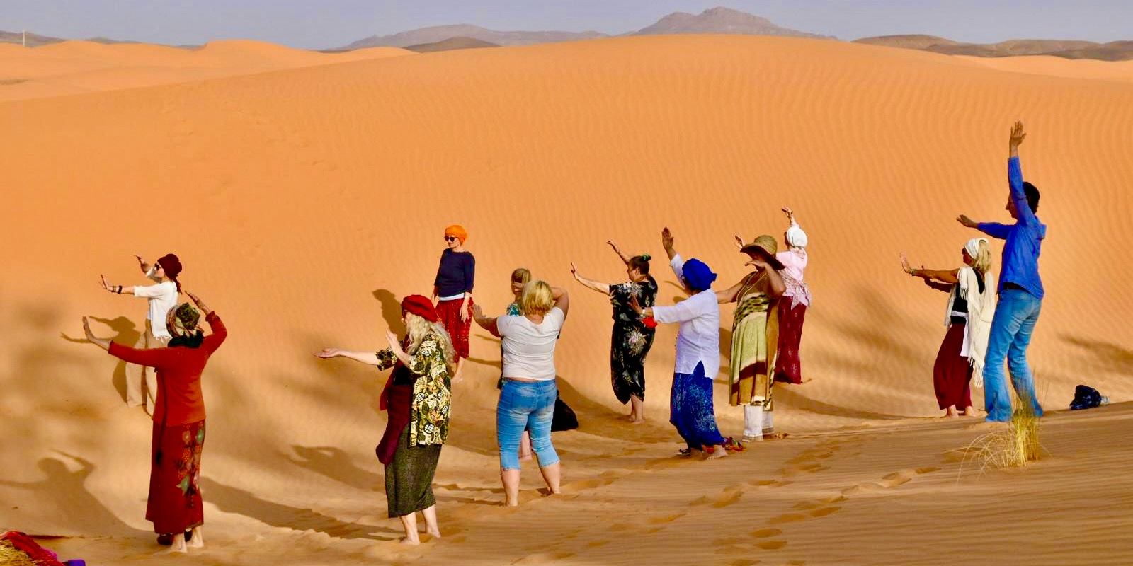 QiGong in der Wüste